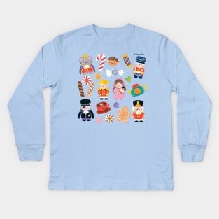 Nutcracker Ballet Kids Long Sleeve T-Shirt